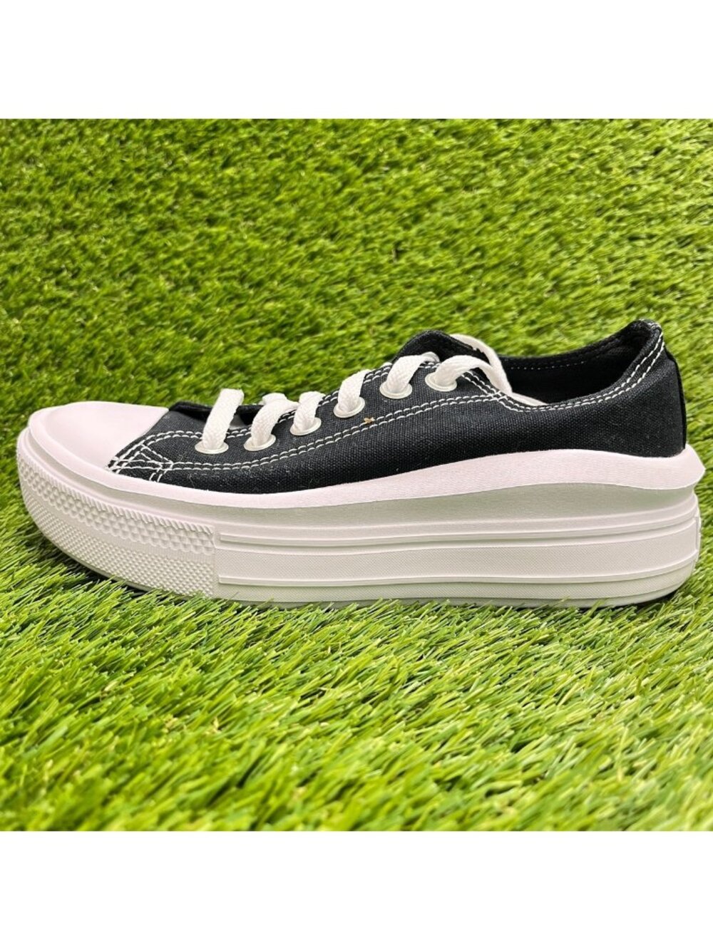 Converse Chuck Taylor All Star Move Women Size 6.5 Black Athletic Shoes Sneakers